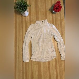 The North Face women’s white fleece jacket (S)